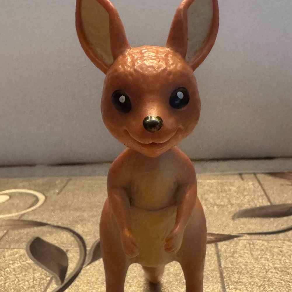 Charming Tan Kangaroo Action Figure